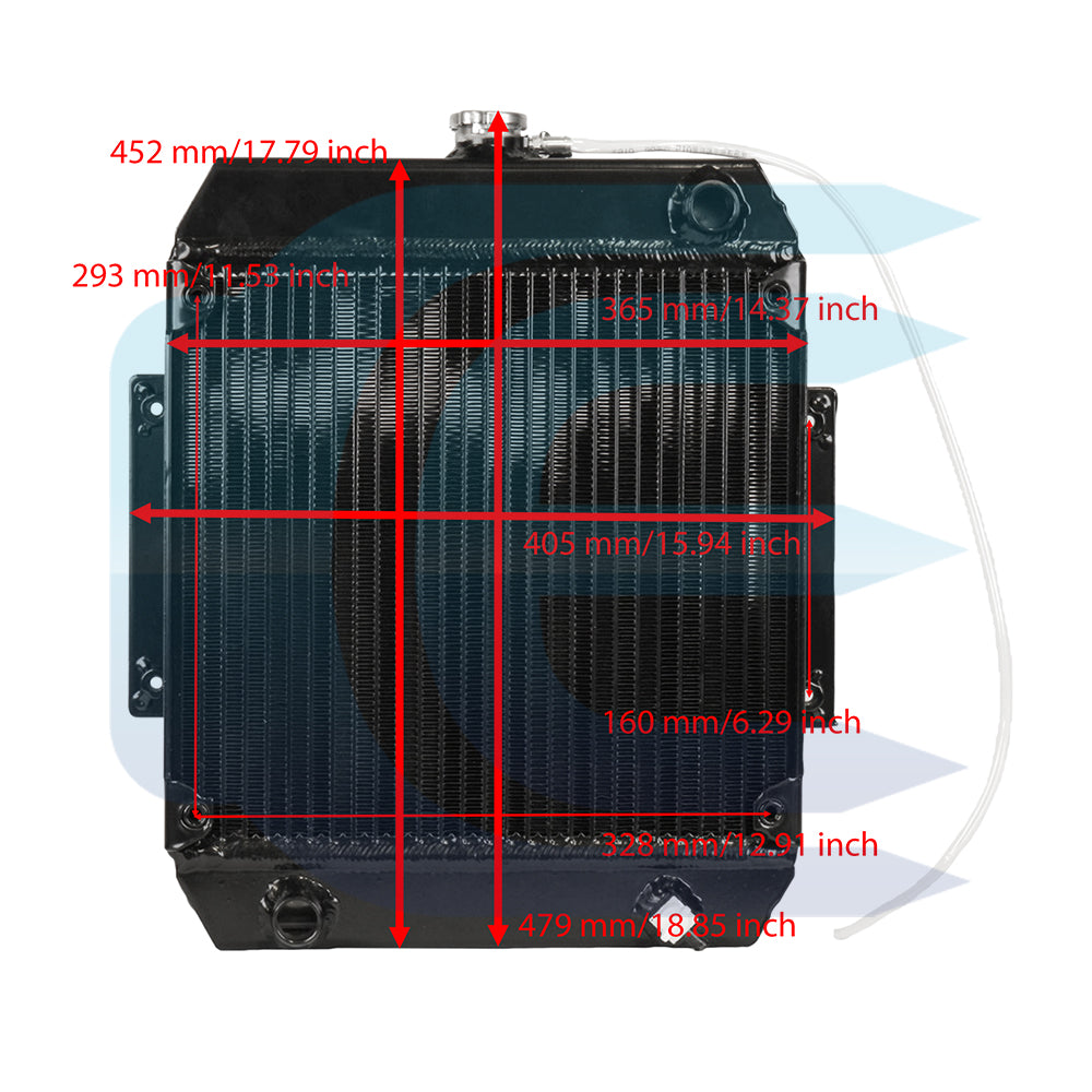 Water Radiator for Caterpillar 302.5 165-7065 1657065 photograph 4