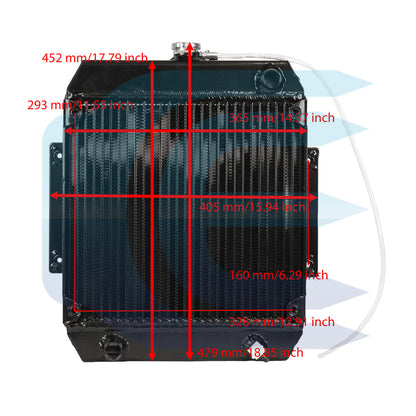 Water Radiator for Caterpillar 302.5 165-7065 1657065 photograph 4