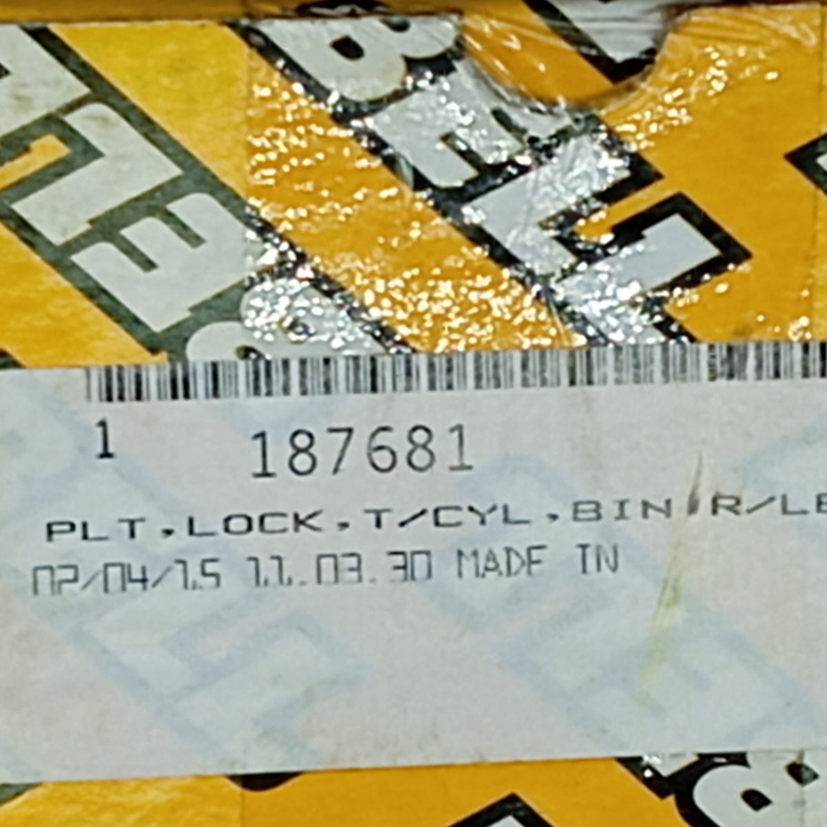 Bell - Plate Lock - 187681