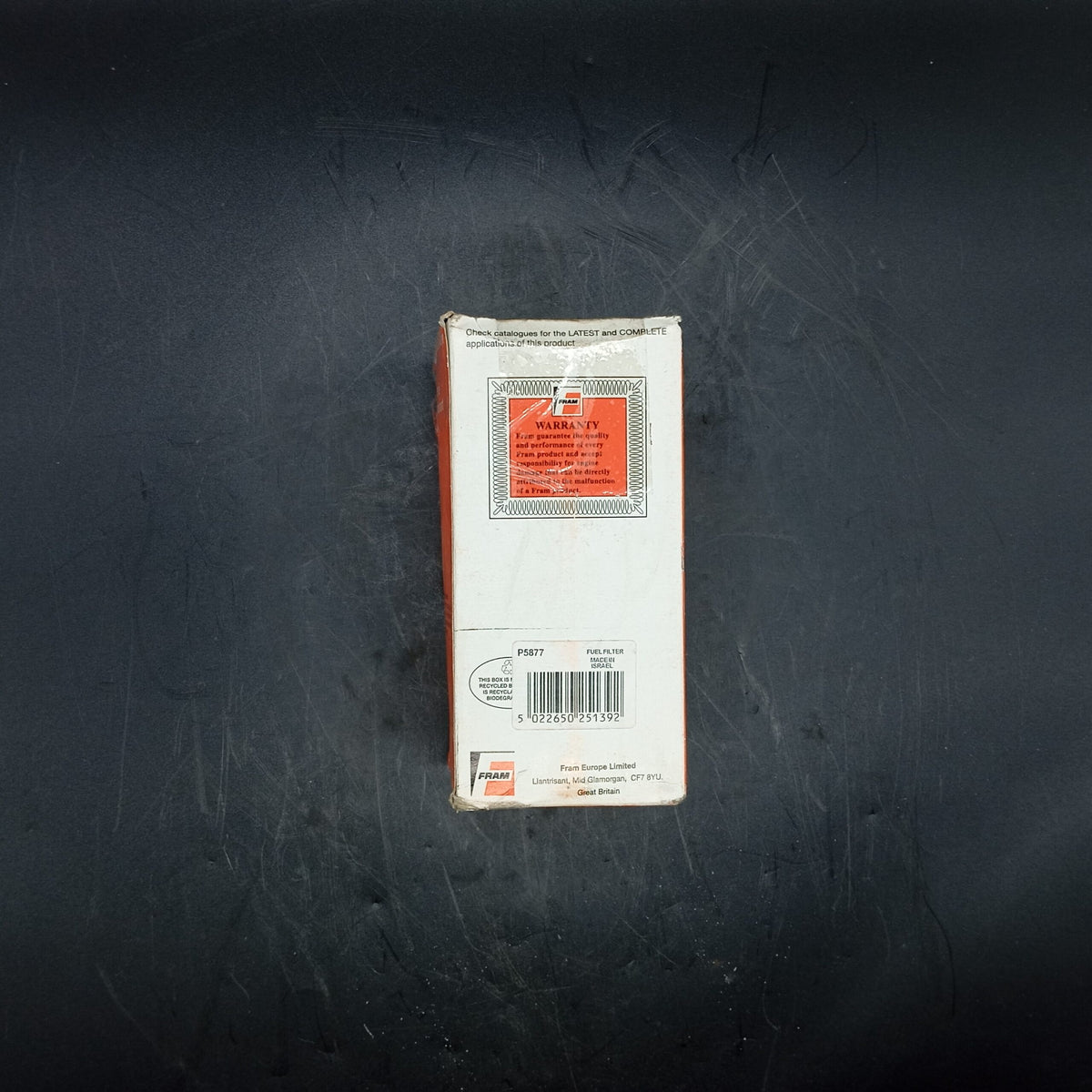 Fram - Fuel Filter - P5877