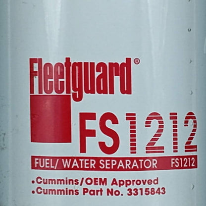 Fleetguard/Cummins - Fuel/Water/Separ - Fs1212/3315843